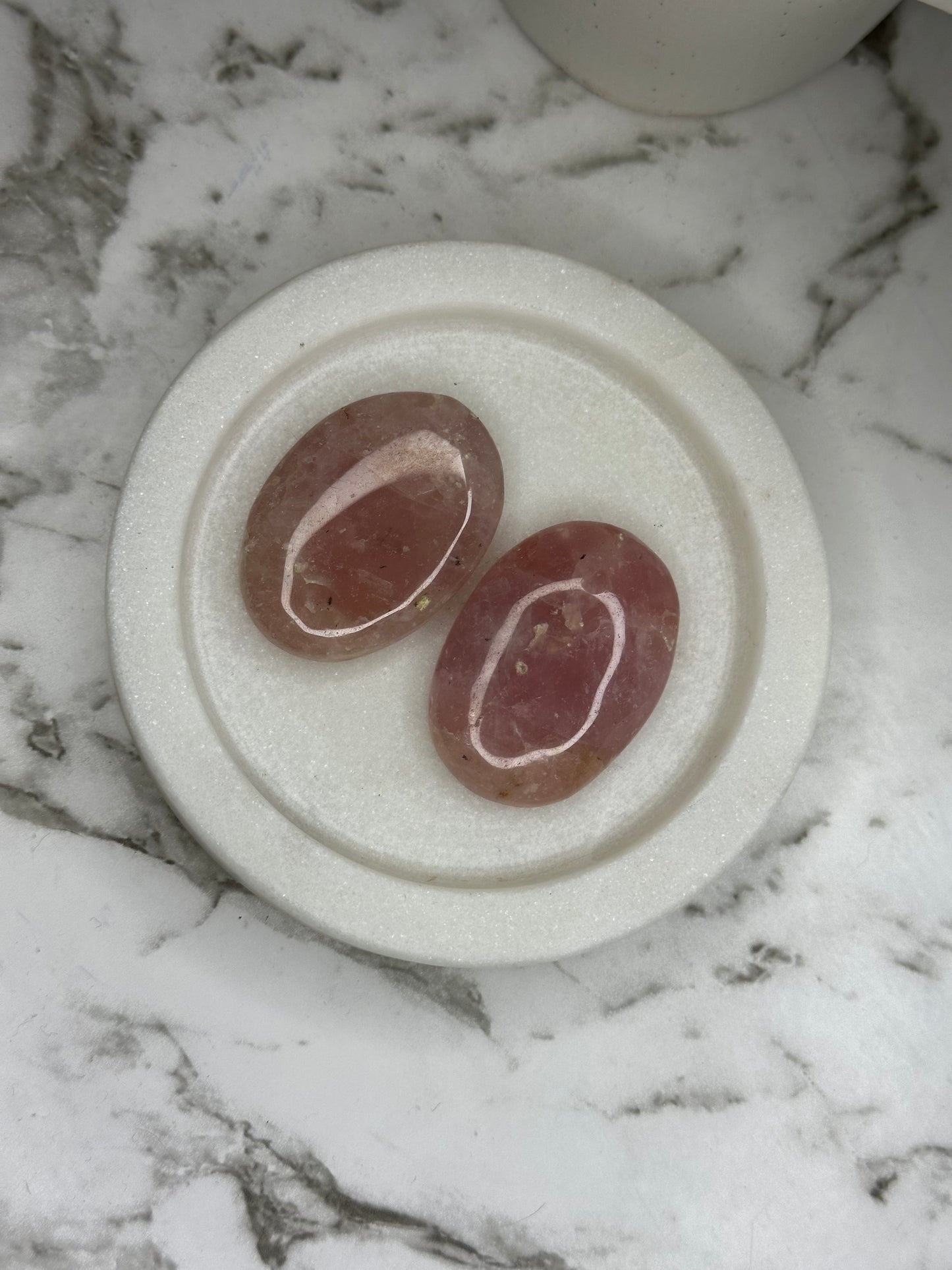 Rose Quartz Palm Stones