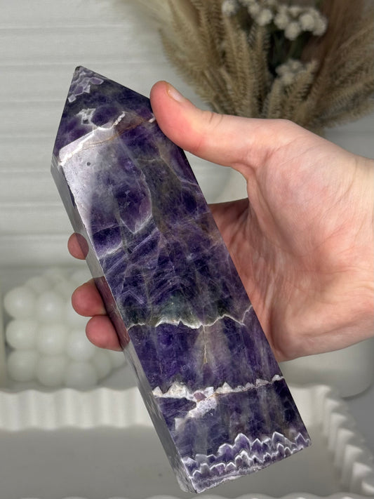 Chevron Amethyst Tower