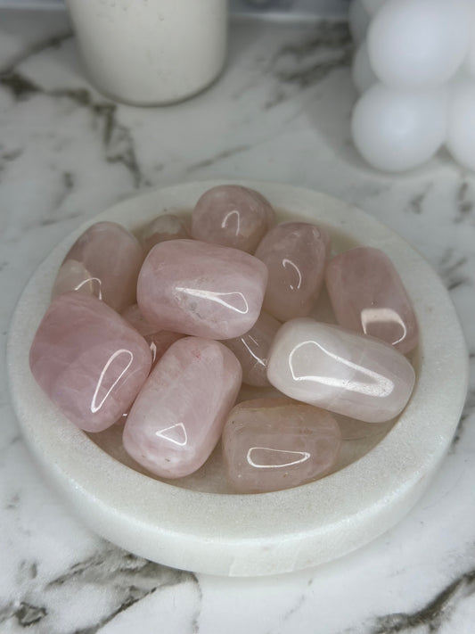 Rose Quartz Tumbles