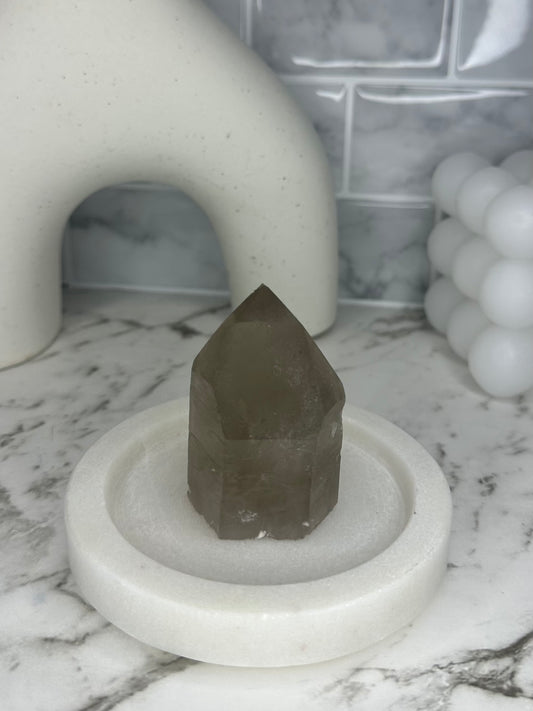 Smokey Quartz - Basecut/Tower #1