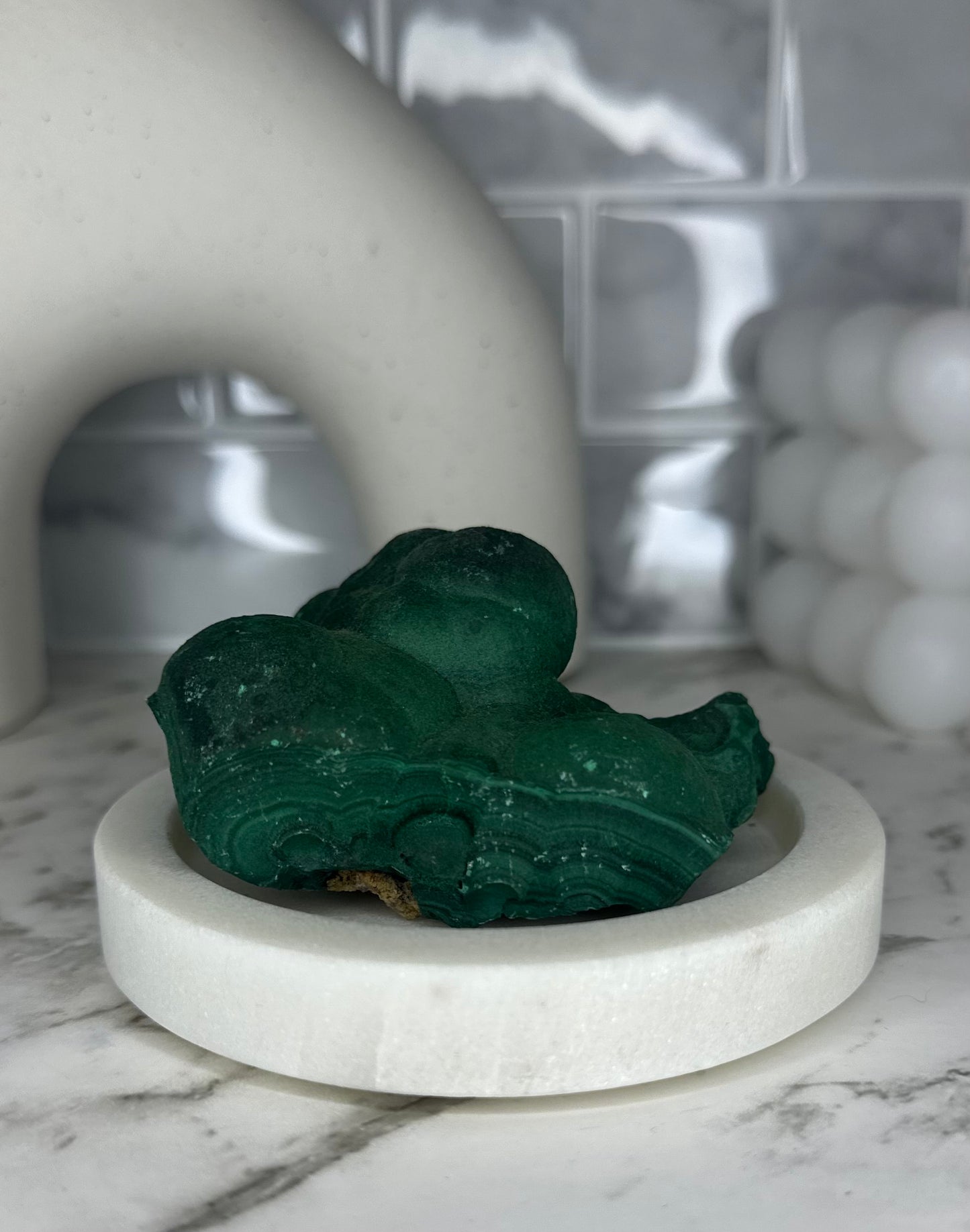 Raw Malachite Specimen #4